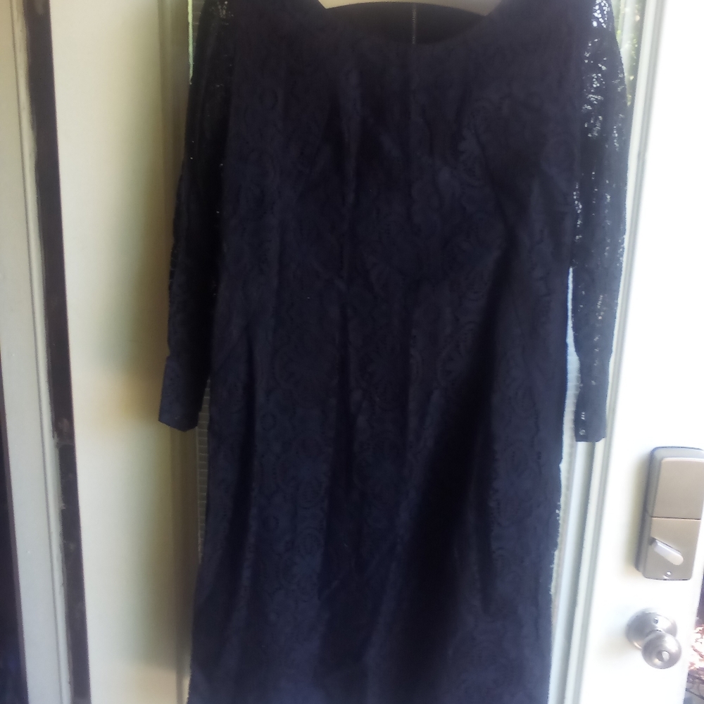 Black Lace sheath dress
